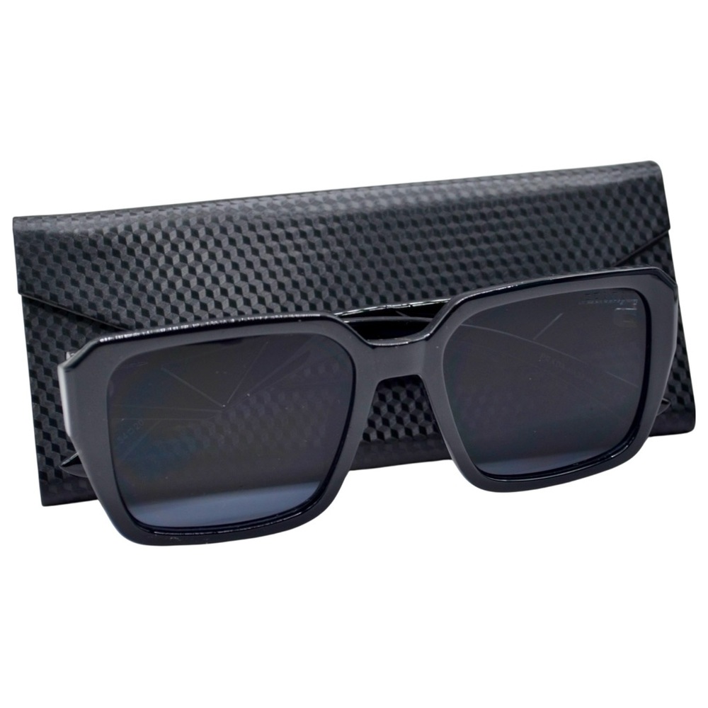 Prada Women’s Sunglasses | Black Frame | Gray Lenses | 55-20-144 | Italy - Picture 5 of 13